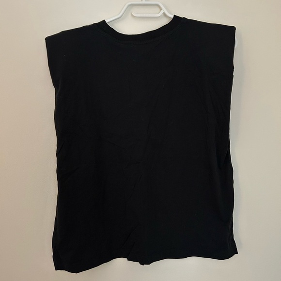 Zara Black Boxy Tank Top - Picture 3 of 5